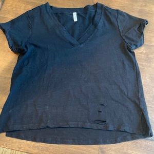 Wishlist V-Neck T-Shirt- S/M- Black